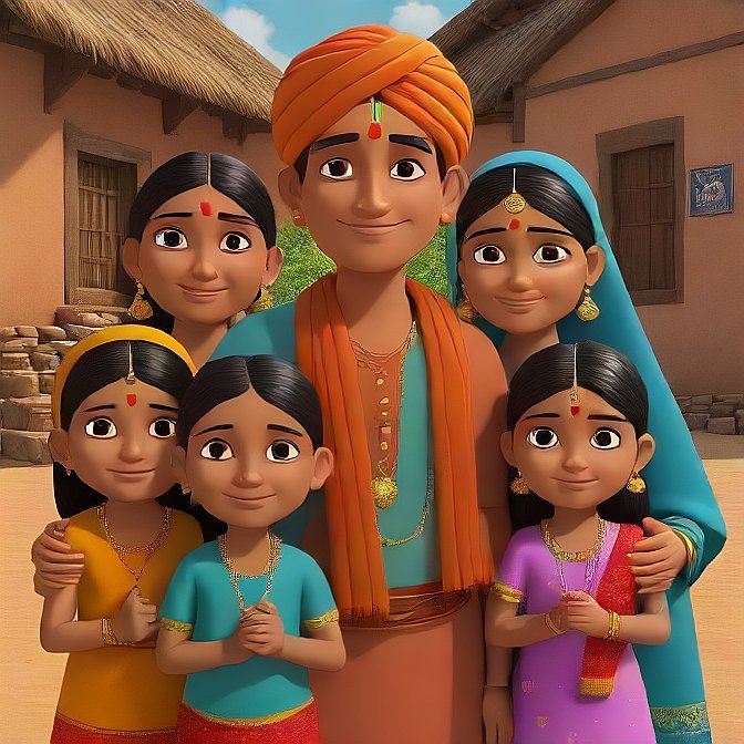 3D cartoon character art